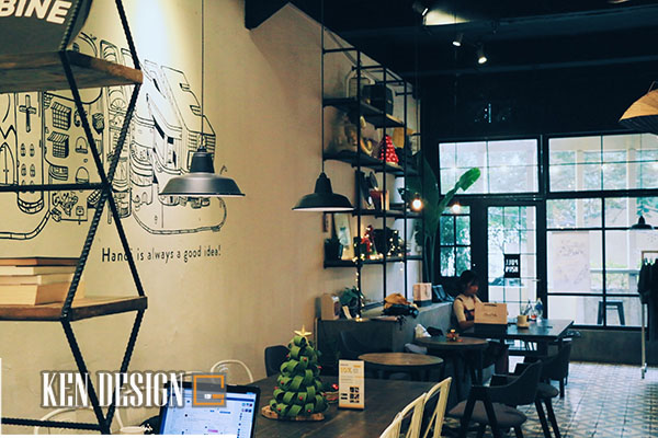 thiết kế quán cafe đẹp